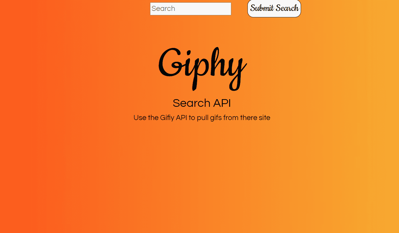 Giphy Search API